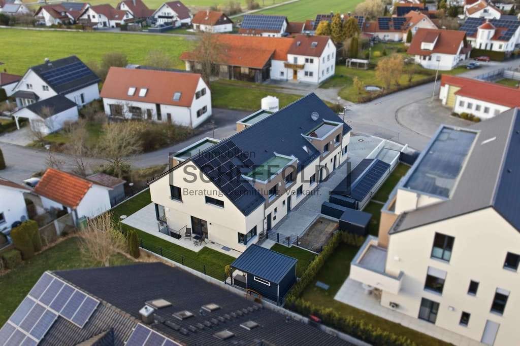 Immobilie in Bellenberg - Modernes Wohnen! Hochwertiges Neubau-Reiheneckhaus mit durchdachtem Grundriss und eigenem Garten - Bild 2