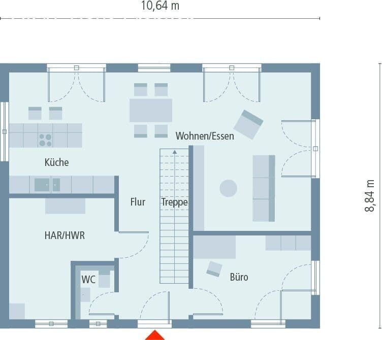 Immobilie in Stadtlauringen - Modernes Wohnen unter elegantem Walmdach - Bild 3