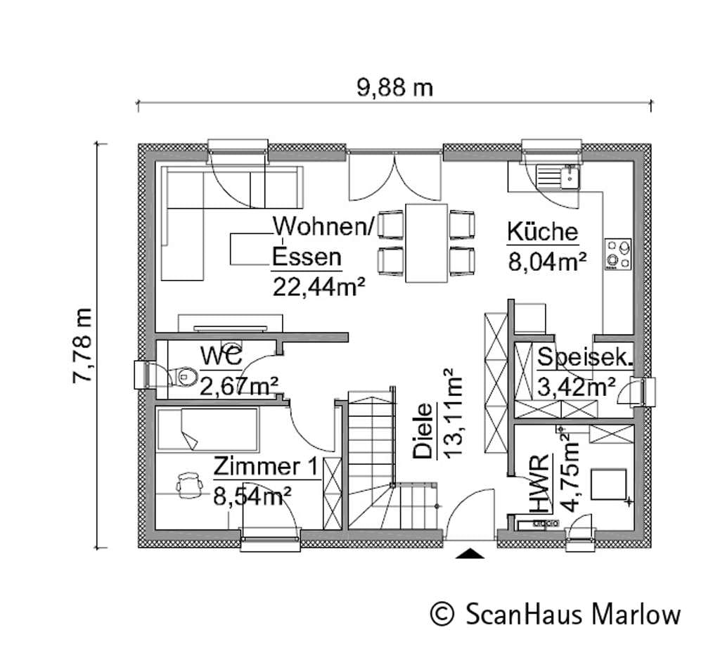 Immobilie in Röderaue - Haus mit Grundstück im Grünen, QNG-zertifiziert mit KfW-Förderung - Bild 2
