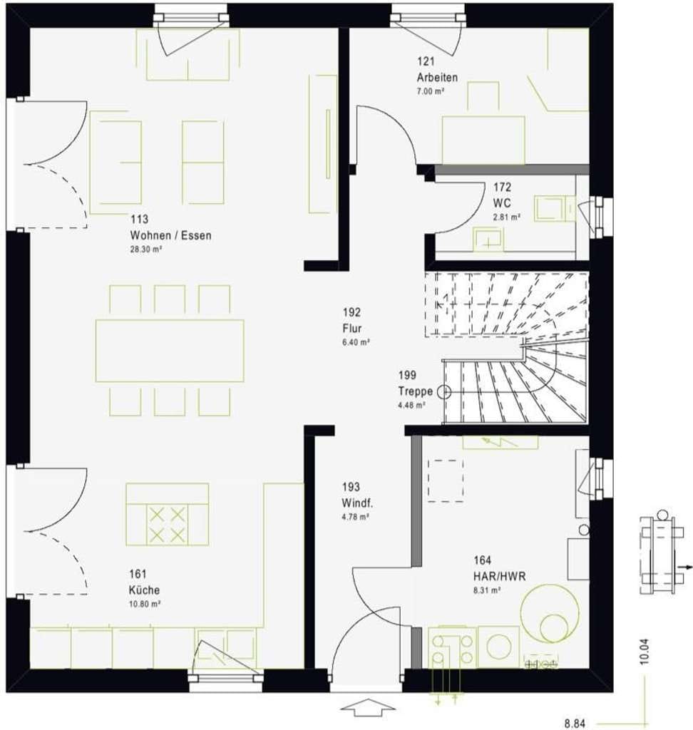 Immobilie in Baesweiler - Stadtvilla mit Stil 💪 in Baesweiler bauen | "LifeStyle 14.04 W" - Bild 4