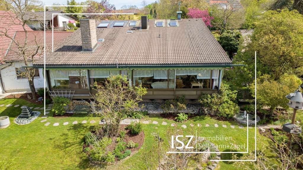 Immobilie in Emskirchen - Repräsentative Unternehmervilla in bester Wohnlage, ca. 1.670 m² Grund, ca. 282 m² Wohnfläche ! - Bild 0