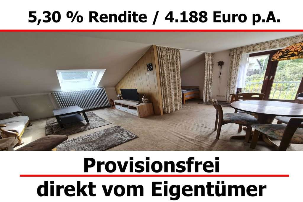 Immobilie in Schönwald im Schwarzwald - 5,30 % Rendite - Möbliertes Apartment - Provisionsfrei - direkt vom Eigentümer - Bild 0