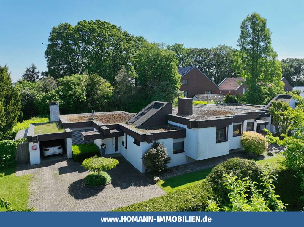 Immobilie in Nordwalde - Stilvolles Wohnen in Nordwalde! Sanierungsbedürftiger Splitlevel-Bungalow - Bild 0