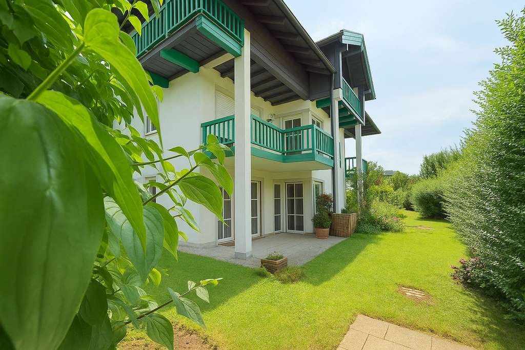 Immobilie in Eggstätt - Attraktive 2-Zimmer-Gartenwohnung in Eggstätt – Wohnen im idyllischen 7-Seen-Gebiet am Chiemsee - Bild 1