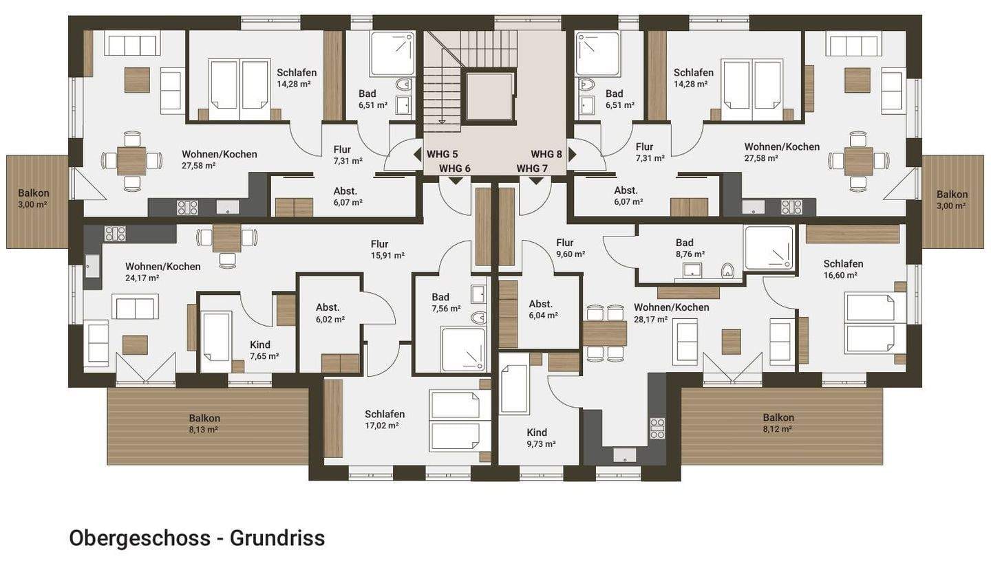 Immobilie in Steinbergkirche - Grossräumige 3-Zimmerwohnung im Obergeschoss - Bild 2