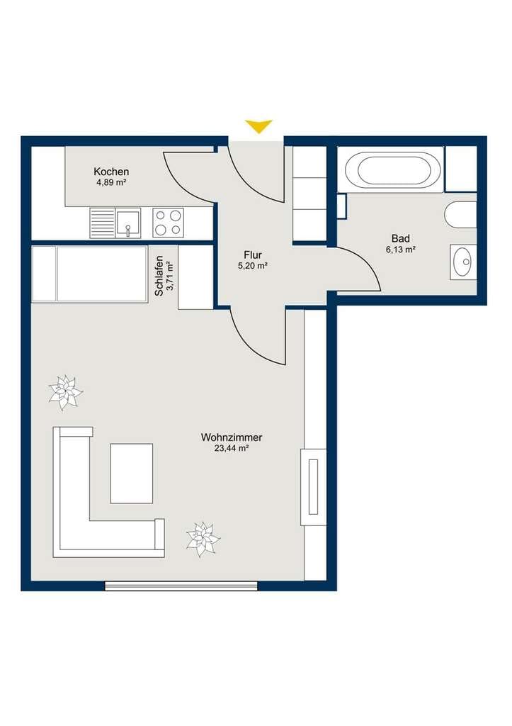 Immobilie in Germering - Jetzt investieren: Charmantes 1-Zimmer-Appartement in Germering - Bild 2