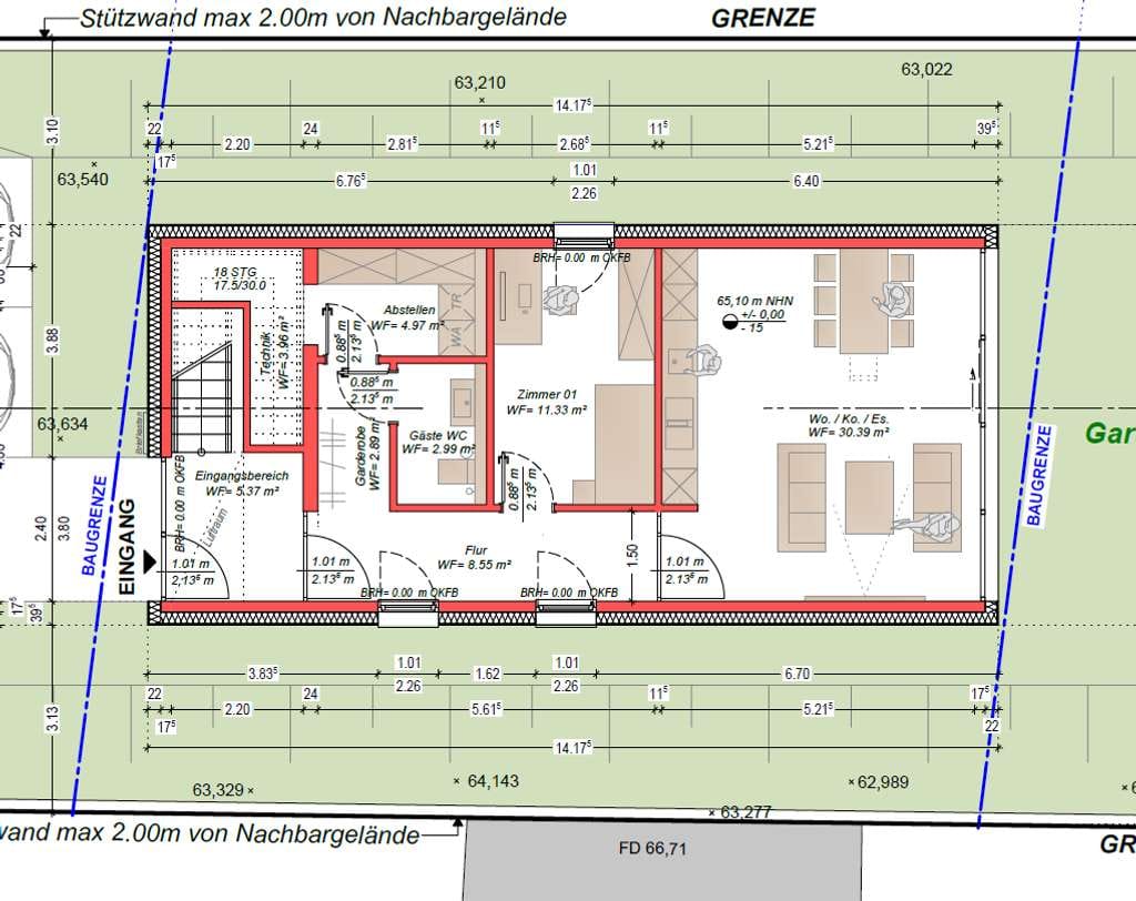 Immobilie in Brohl-Lützing - Es wird Ihr Haus! Neubau als Rohbau mit Fenster in Brohl-Lützing! - Bild 2