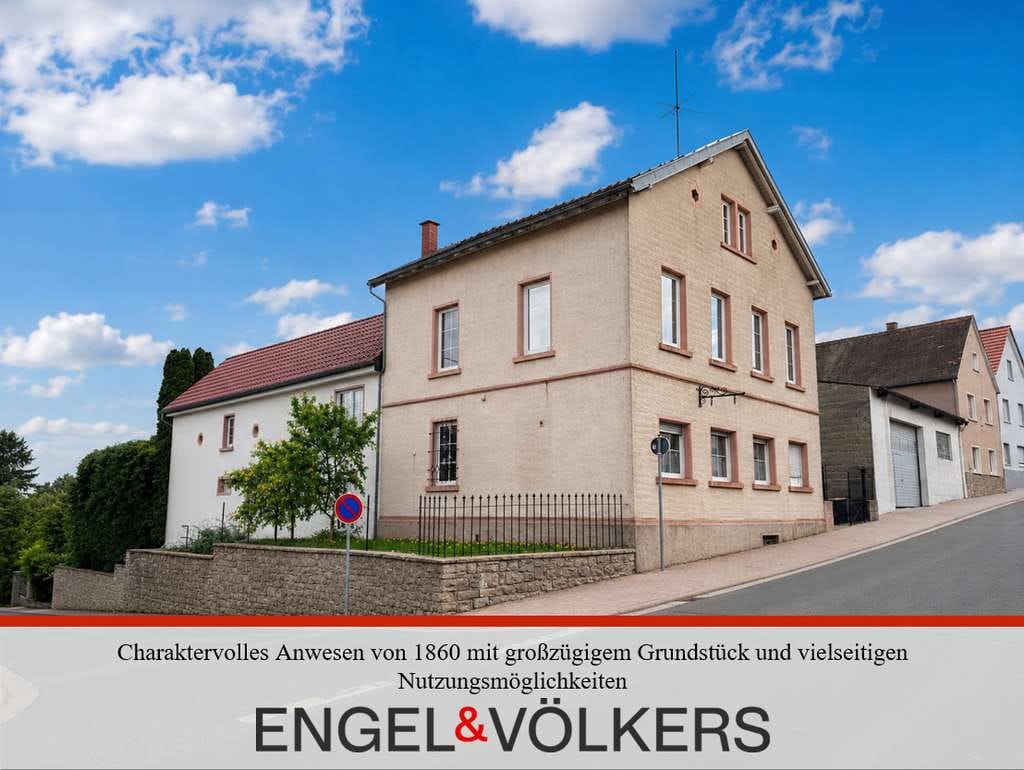 Immobilie in Ober-Flörsheim - Charaktervolles Anwesen von 1860 mit großzügigem Grundstück und vielseitigen Nutzungsmöglichkeiten - Bild 0