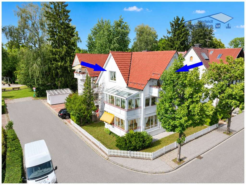 Immobilie in Bad Wörishofen - Schöne 3,5-Zimmer-Dachgeschoss-Wohnung mit Balkon in ruhiger Bestlage direkt am Park - Bild 2