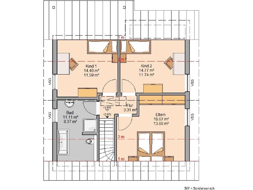 Immobilie in Königsfeld - Das perfekte Familienhaus: Entspannt & Individuell mit Kern-Haus! - Bild 3