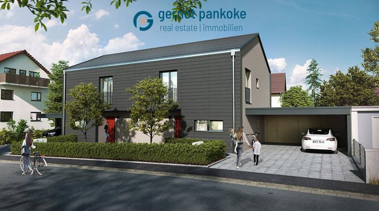 Immobilie in Emskirchen - Projektiertes Reiheneckhaus mit Doppelcarport und Anbau in Toplage von Emskirchen - Bild 0