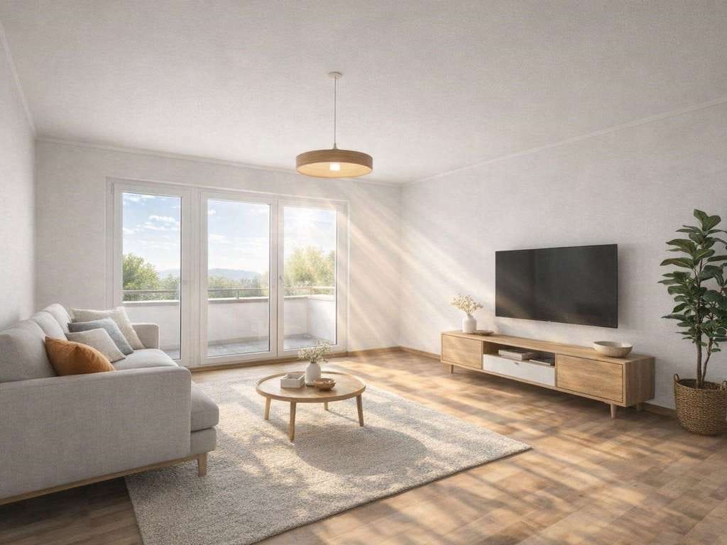 Immobilie in Blaustein - Etagenwohnung mit Balkon, Tiefgaragenstellplatz und grandioser Aussicht - Bild 2