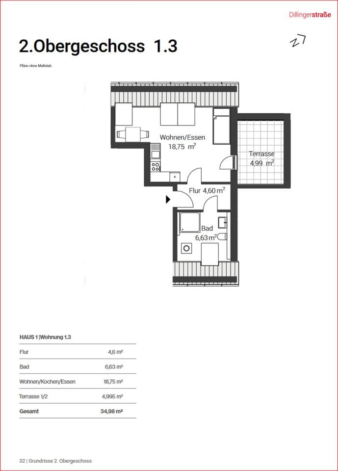 Immobilie in Adelsried - Schöner [LEBEN] Adelsried - (Wohnung Nr. 1.3) moderne Singlewohnung - Bild 0