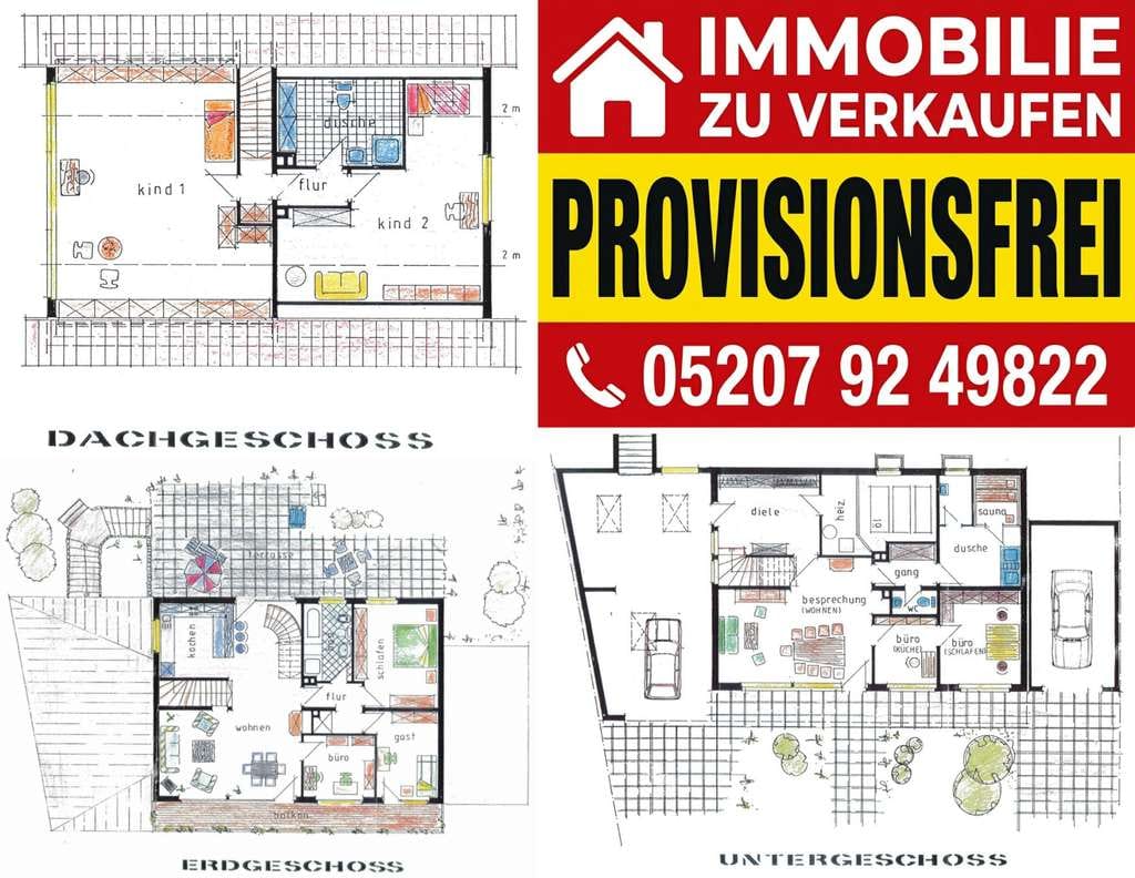 Immobilie in Schloß Holte-Stukenbrock - Freistehendes Mehrgenerationenhaus am Waldrand ca. 290 m² Wohnfl. - Bild 1