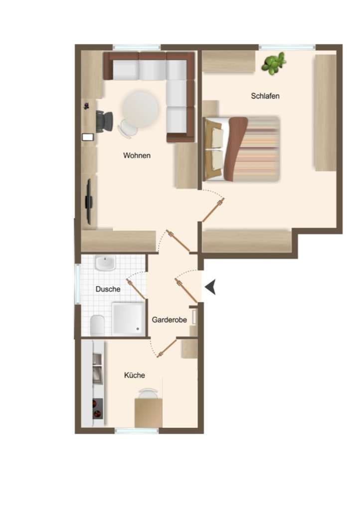 Immobilie in Hummeltal - FÜR KAPITALANLEGER/EIGENNUTZER: 2-Zimmer-Eigentumswohnung mit Einbauküche & Carport in ruhiger Lage! - Bild 3