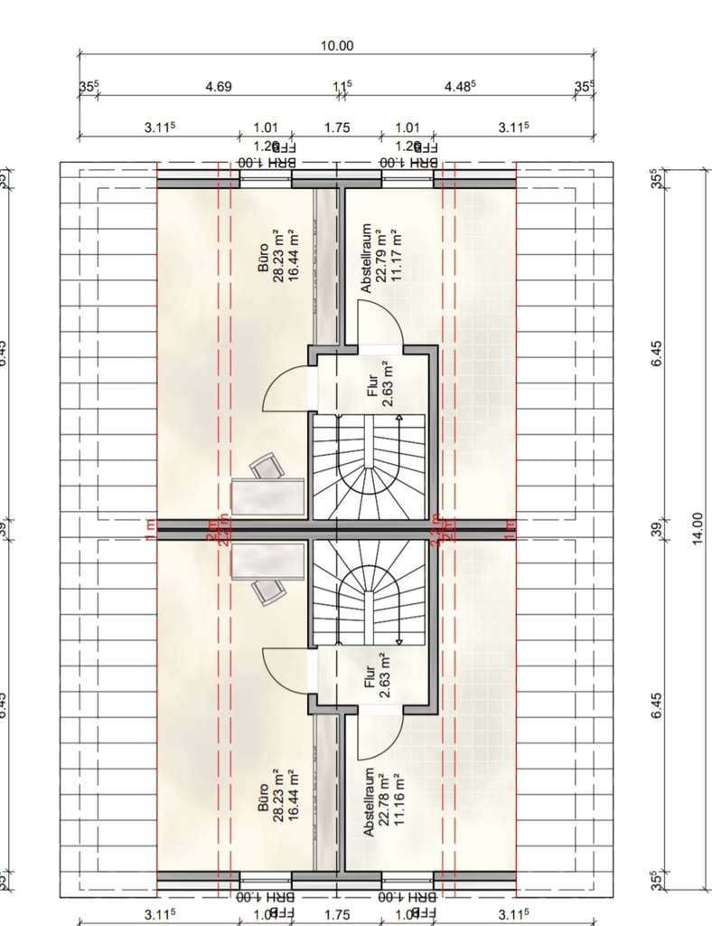 Immobilie in Pattensen - Neubau 4 x Doppelhaushälfte im Stadthausstil - Bild 4