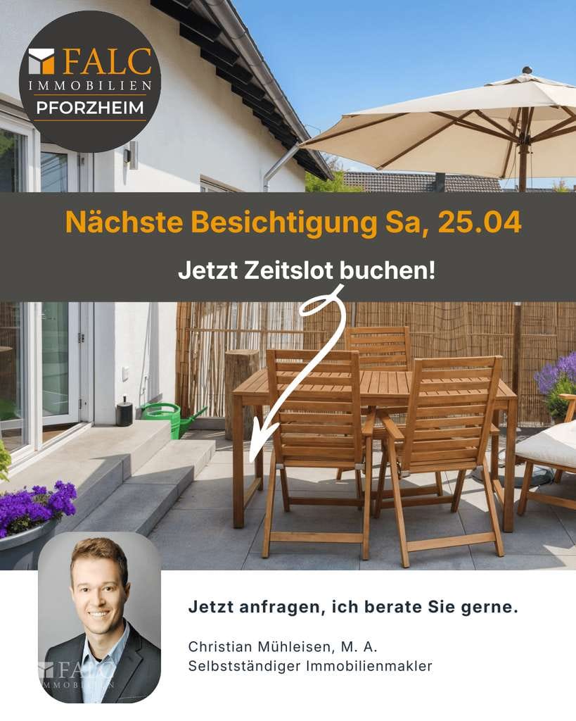 Immobilie in Althengstett - Barrierefreie 4-Zimmer-Erdgeschosswohnung mit Garten, Balkon & Terrasse - Bild 1