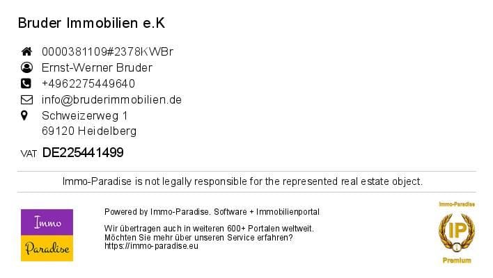 Immobilie in Heidelberg - HD-Emmertsgrd: 3 ZKB, 2 Bäder, Südbalkon 9m², TG-StPl, keine K-Prov. - Bild 0