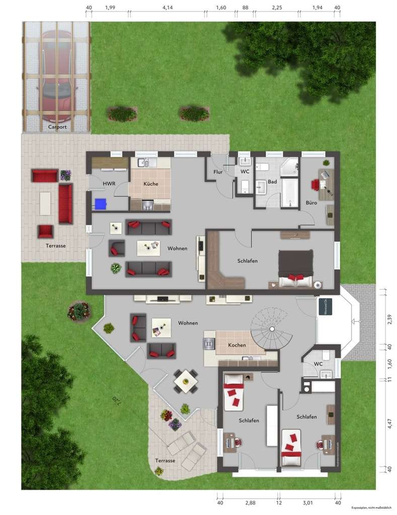 Immobilie in Börnsen - Attraktives Zweifamilienhaus in wunderbar ruhiger Wohnlage in Börnsen - Wentzel Dr. - Bild 1