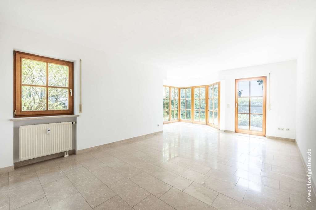 Immobilie in Aschheim - Idyllische Garten-Maisonette in ruhiger Feldrandlage – sonnige Südwest-Ausrichtung und 2 Stellplätze - Bild 4