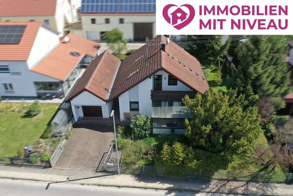 Immobilie in Binswangen - Attraktives Einfamilienhaus mit Garten u. Garage nahe Wertingen! Ideal für Augsburg Pendler! - Bild 0