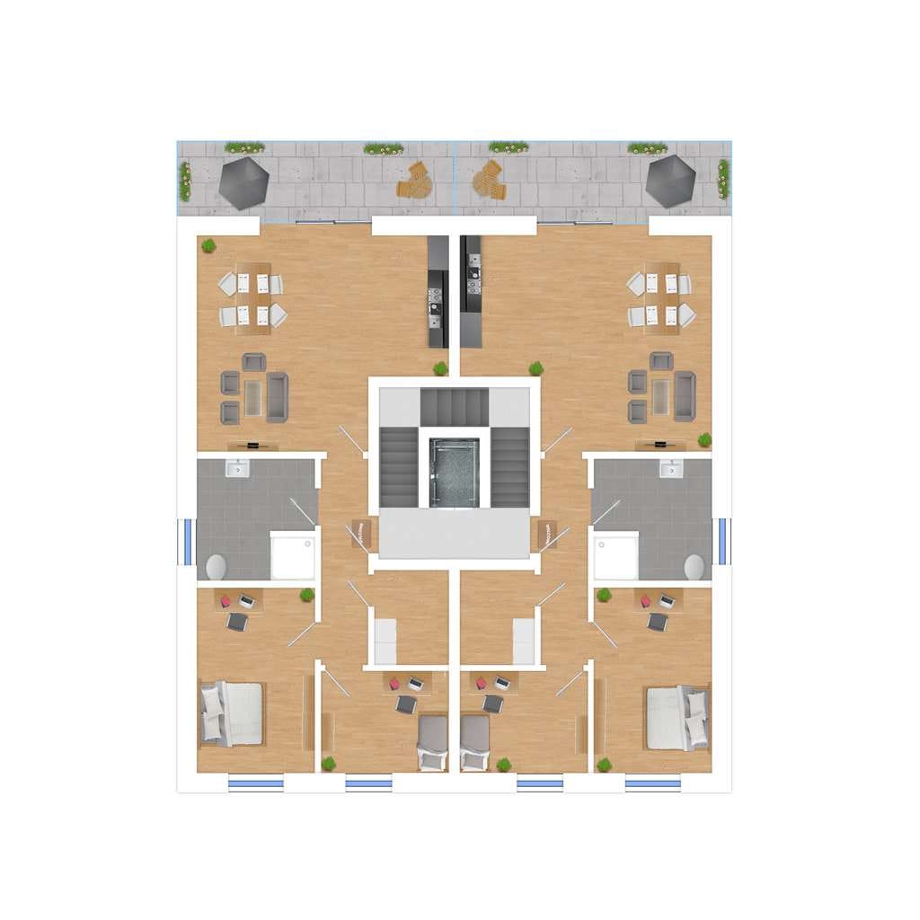 Immobilie in Tarp - Obergeschoss-Wohnung rechts - Bild 0