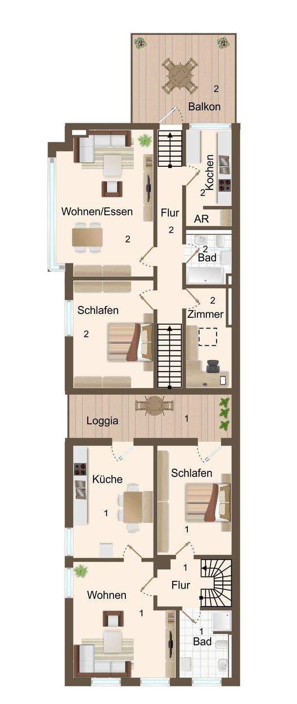 Immobilie in Holdorf - Wohn- Geschäftshaus mit separatem Einfamilienhaus in Holdorf - Bild 3
