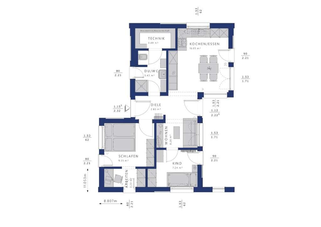 Immobilie in Neu-Seeland - Traumhaus auf freiem Baugrundstück - Bild 1