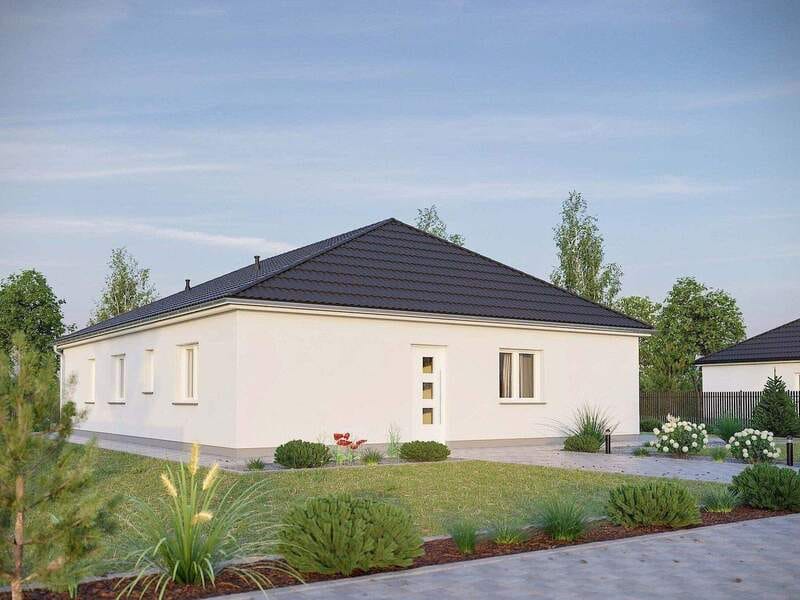 Immobilie in Schwerin - Bungalow mit 112 qm Wlf. - schlüsselfertige und massive Bauweise - Bild 0