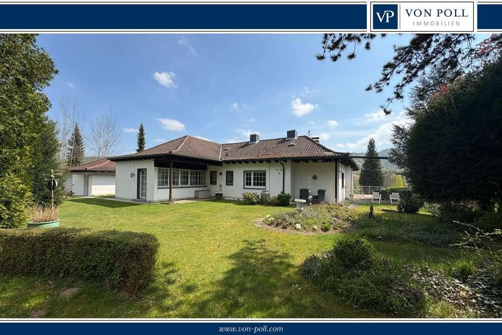 Immobilie in Reichelsheim (Odenwald) - Winkelbungalow mit gigantischem Grundstück! - Bild 0