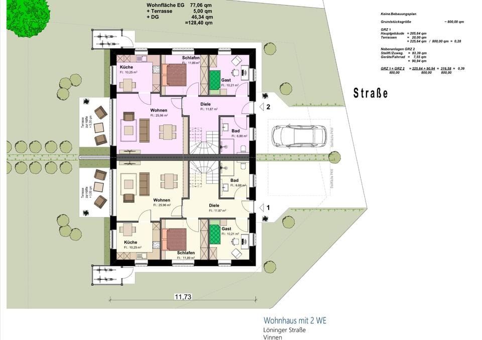 Immobilie in Lähden - MODERNES CLT-EINFAMILIENHAUS MIT FAMILIENGRUNDRISS - Bild 0