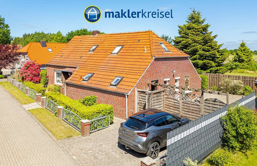 Immobilie in Stedesdorf - Landarbeiterhaus mit Nebengebäude in Esens / Neufolstenhausen! - Bild 0