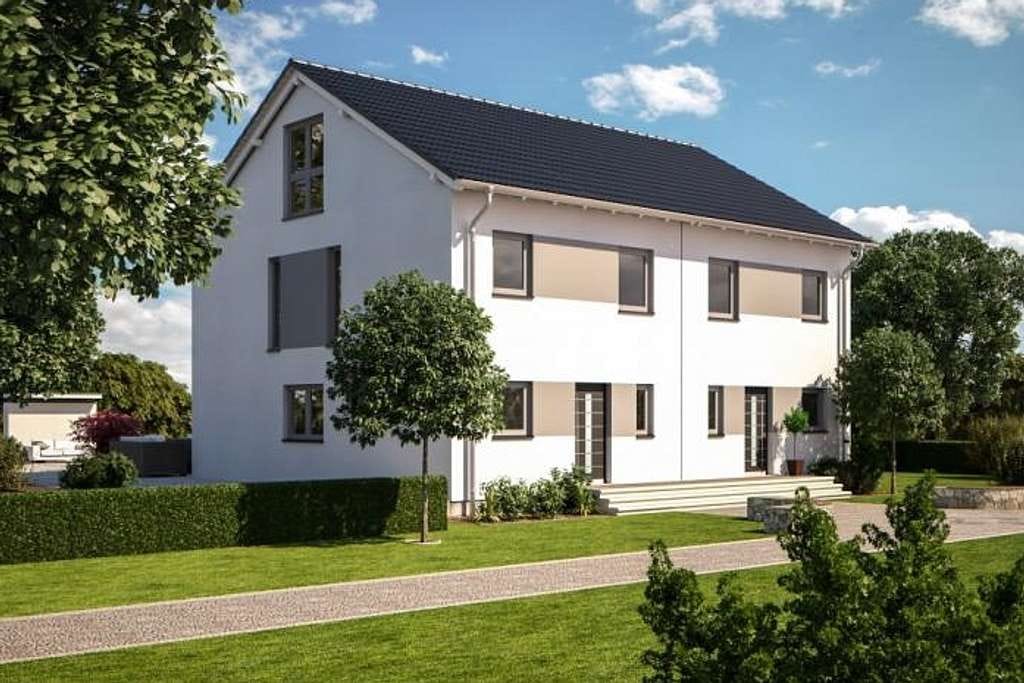 Immobilie in Winhöring - NEUBAU einer Doppelhaushälfte mit 552 m² Baugrundstück in Winhöring - Bild 0