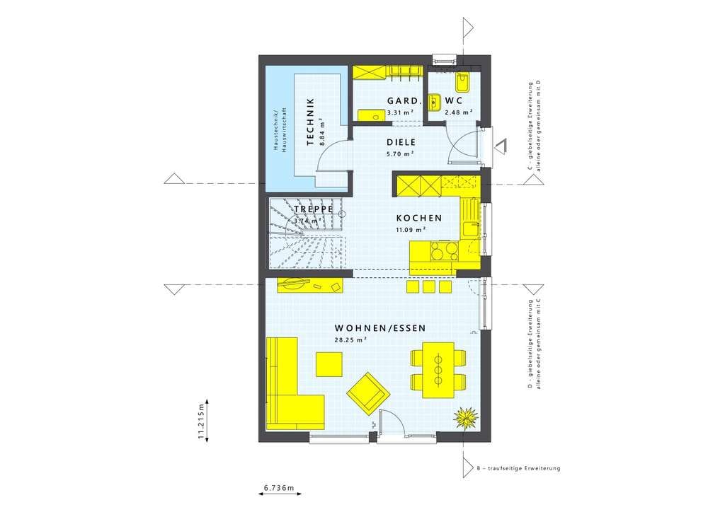 Immobilie in Löffingen - schöner wohnen in einer Doppelhaushälfte exclusiv von Living Haus - Bild 1