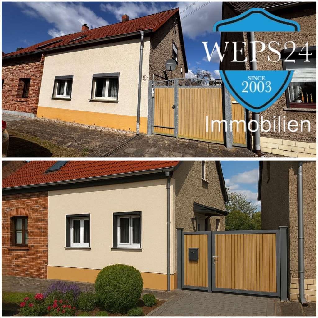 Immobilie in Tangerhütte - Aus Alt mach Dein Zuhause - Haus mit Auffahrt, Garage & Garten, nahe Autobahn - Bild 0