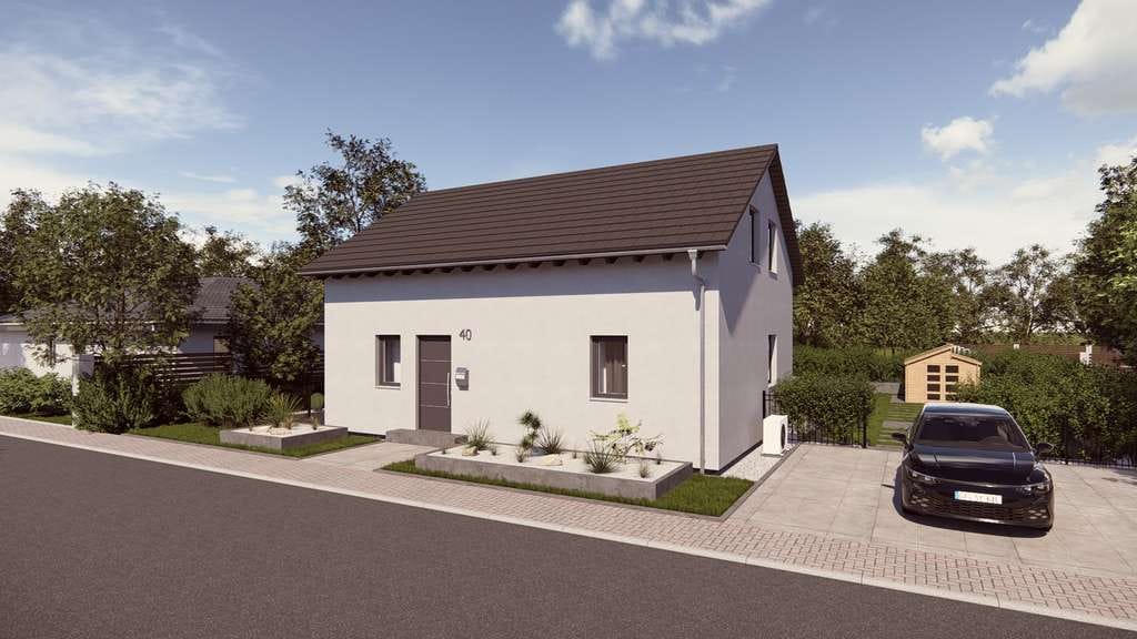 Immobilie in Wincheringen - Massives  Einfamilienhaus im QNG Standart  von Einsteinhaus. - Bild 1