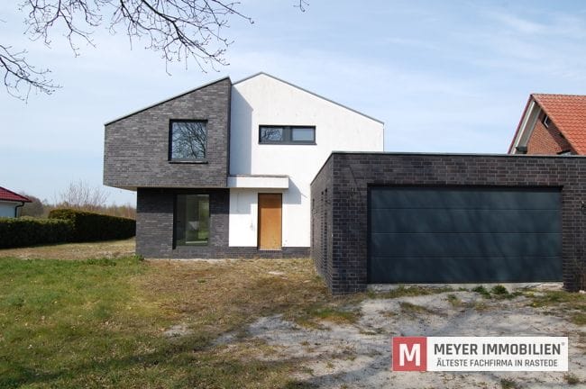 Immobilie in Rastede - Modernes Architektenhaus im Rohbauzustand in Rastede-Nethen (Objekt-Nr.: 5959) - Bild 1