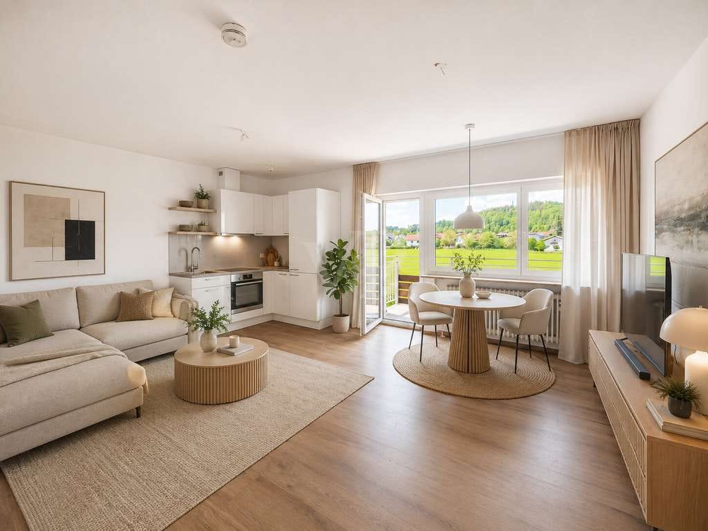 Immobilie in Chiemsee - 1 Zi. Apartment mit Balkon und traumhaftem Weitblick - Bild 3