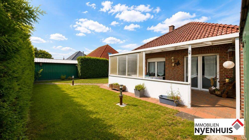 Immobilie in Niederlangen - Walmdachbungalow mit Garage & Carport ** Terrasse Südlage ** ** provisionsfrei für den Käufer - Bild 1