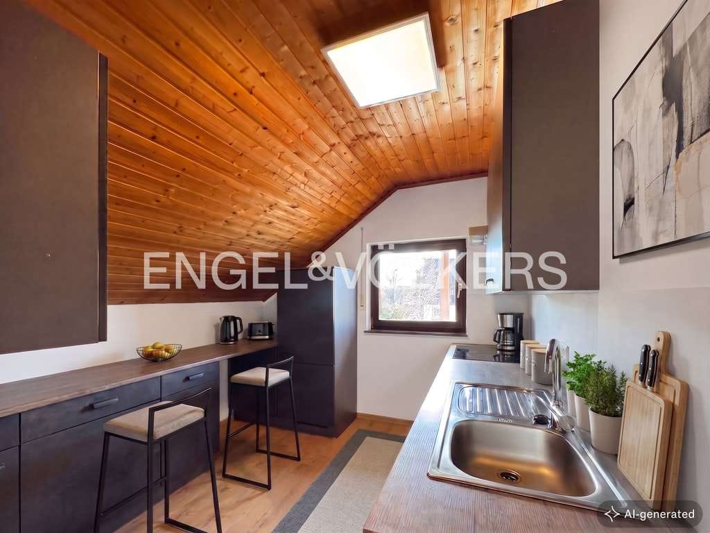 Immobilie in Münzenberg - Wohnen im Grünen:  4‑Zimmer‑Wohnung mit Balkon  + Gartenanteil  in Münzenberg-Trais - Bild 1