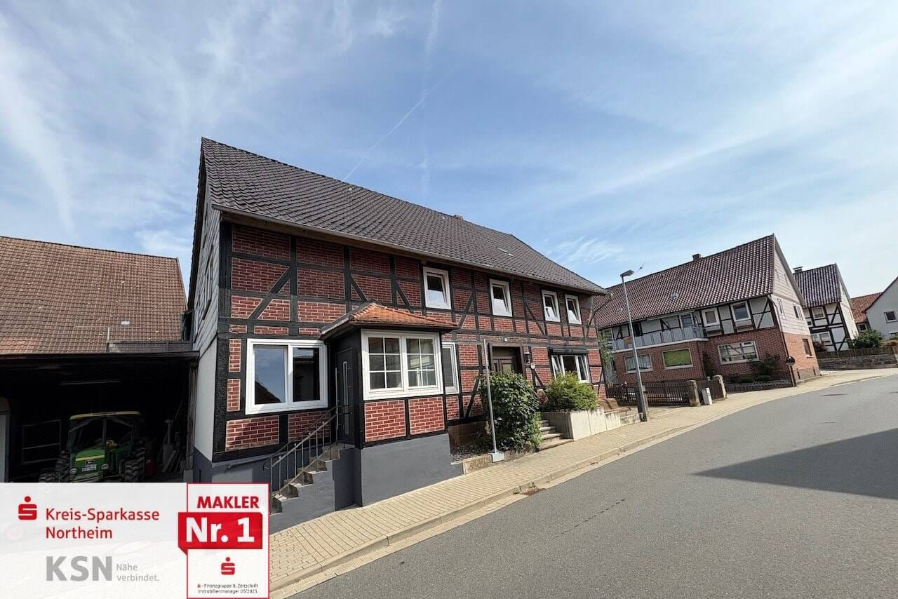 Immobilie in Kalefeld - Zweifamilienhaus mit Anbau, Innenhof und Garten in Sebexen! - Bild 0