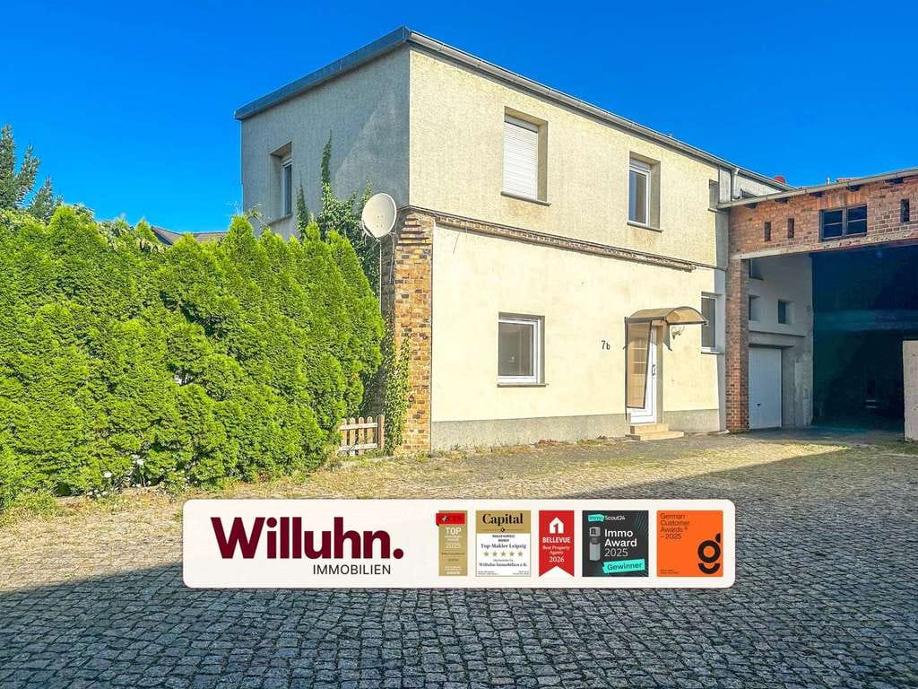 Immobilie in Delitzsch - Wohnen und Arbeiten! Schönes Hinterhaus mit geräumigen Nebengelassen! - Bild 0