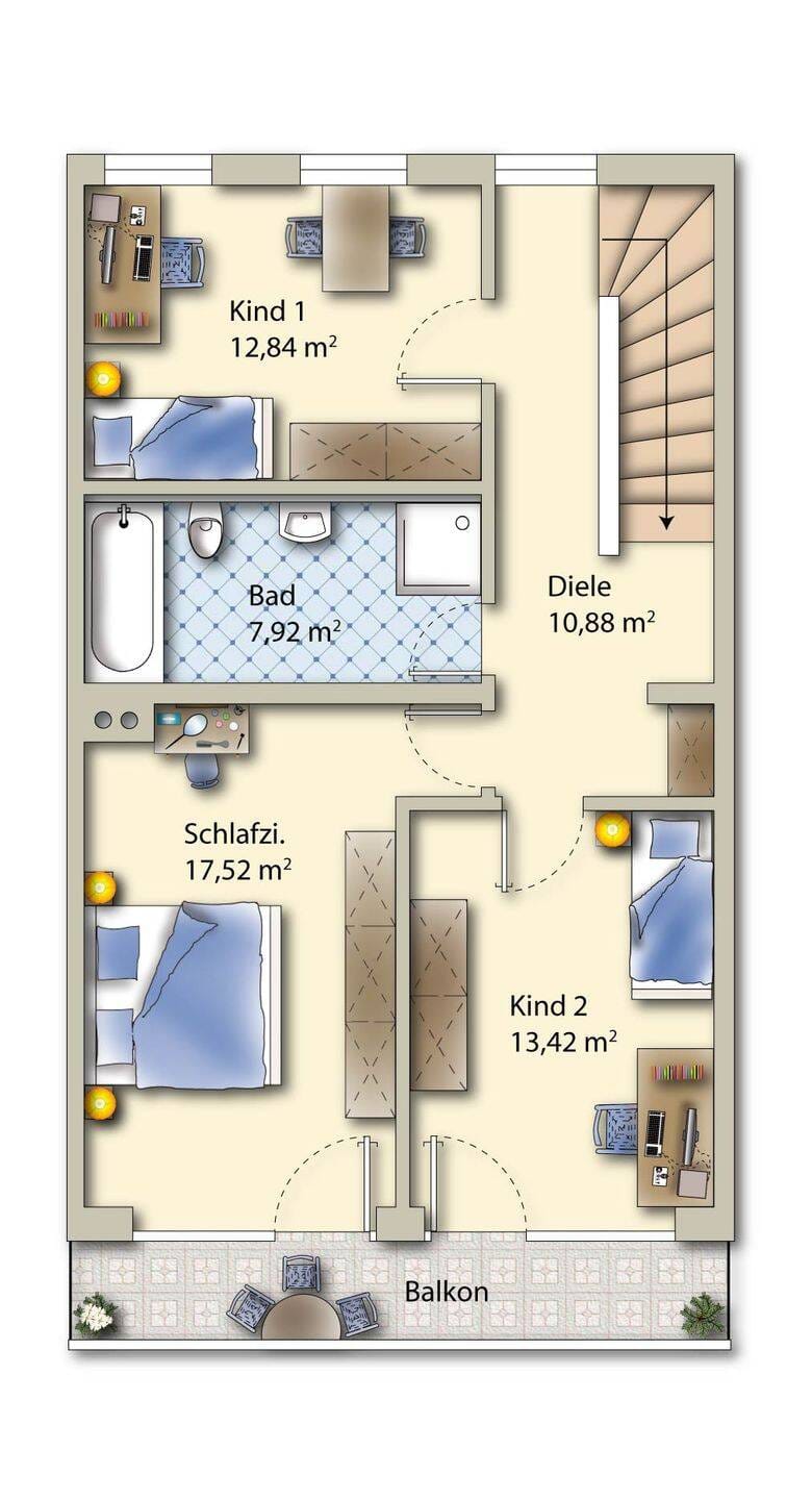 Immobilie in Irschenberg - Großzügiges Familien-Reihenhaus,  in ruhiger Lage von  Irschenberg - Bild 3