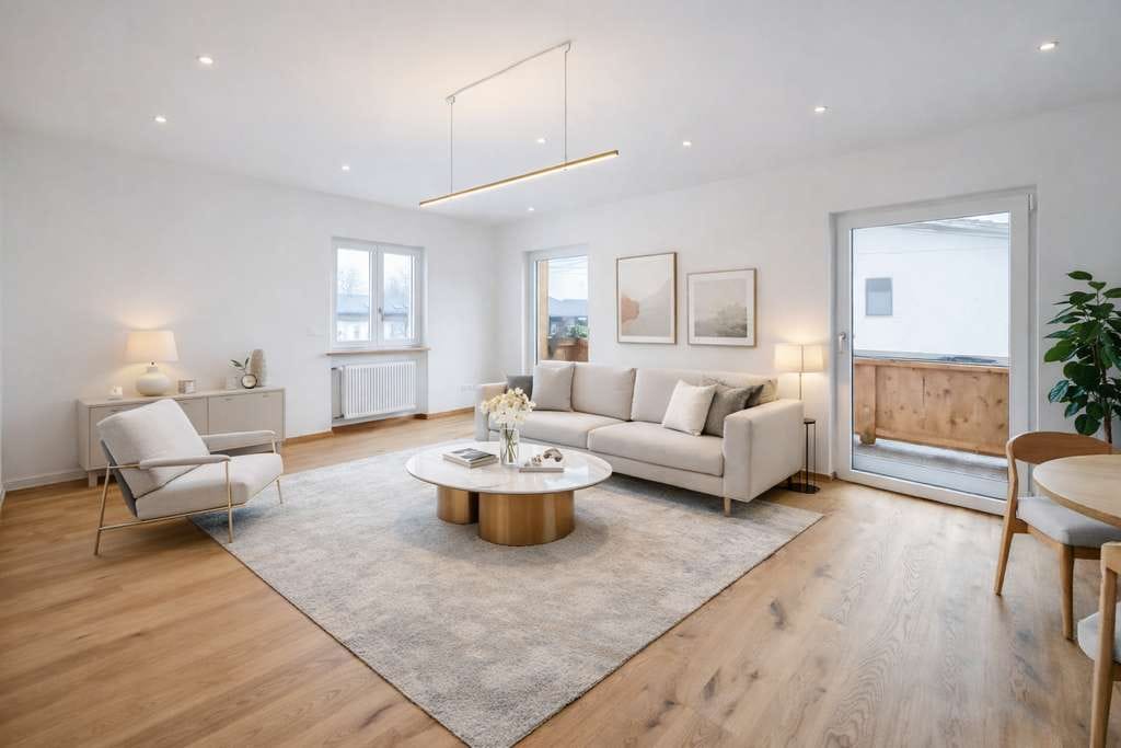 Immobilie in Otterfing - Ankommen und wohlfühlen – moderne 3-Zimmer-Wohnung mit großem Garten - Bild 0