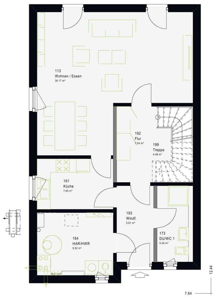 Immobilie in Gutach im Breisgau - GROSSE FAMILIE - GROSSES HAUS - VIEL VIEL PLATZ ALLES VON MASSA-HAUS - Bild 1