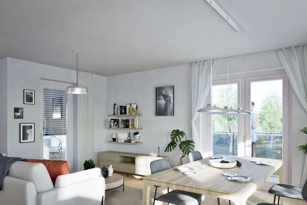 Immobilie in Widdern - Dachgeschoss-Traum im Neubau: 3 Zimmer & sonnige Wohlfühlterrasse - Bild 2