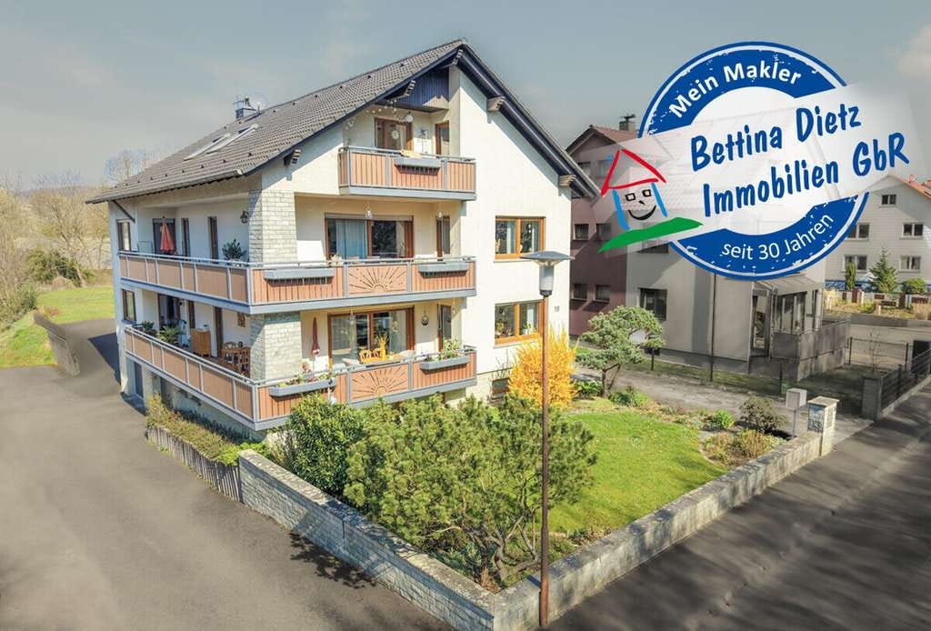Immobilie in Goldbach - DIETZ: Größer als manches Haus! 4-Zimmer-Erdgeschosswohnung - 3-fach-Verglasung - Pelletsheizung - Bild 0