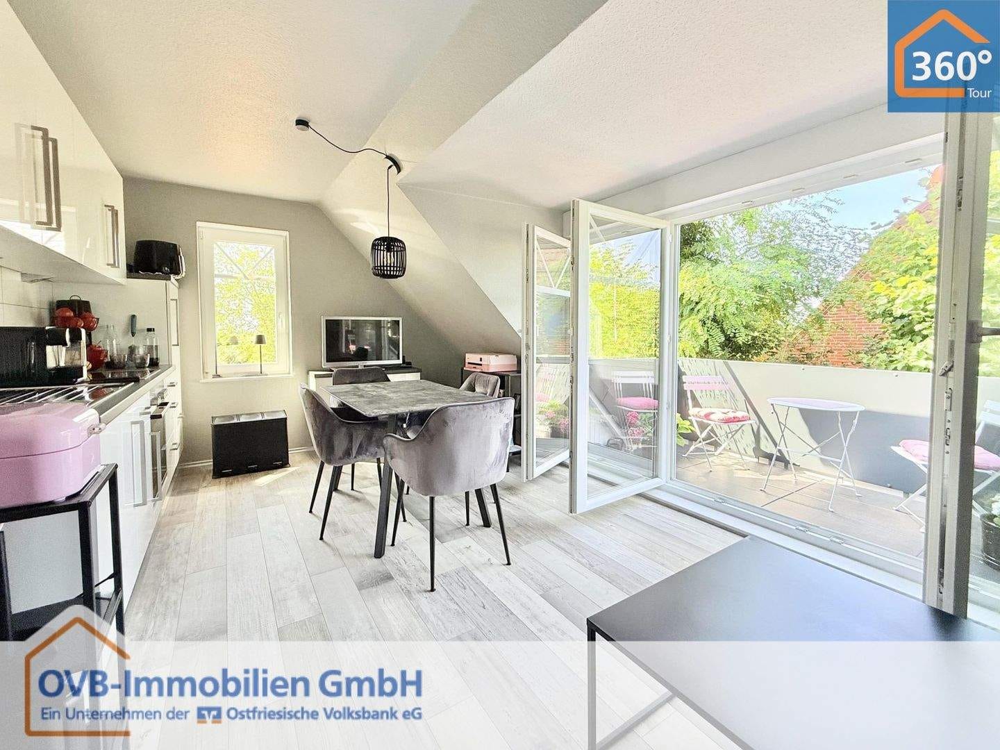 Immobilie in Krummhörn - Ihr Platz am Meer - stilvolle Ferienwohnung mit Balkon in Greetsiel - Bild 0