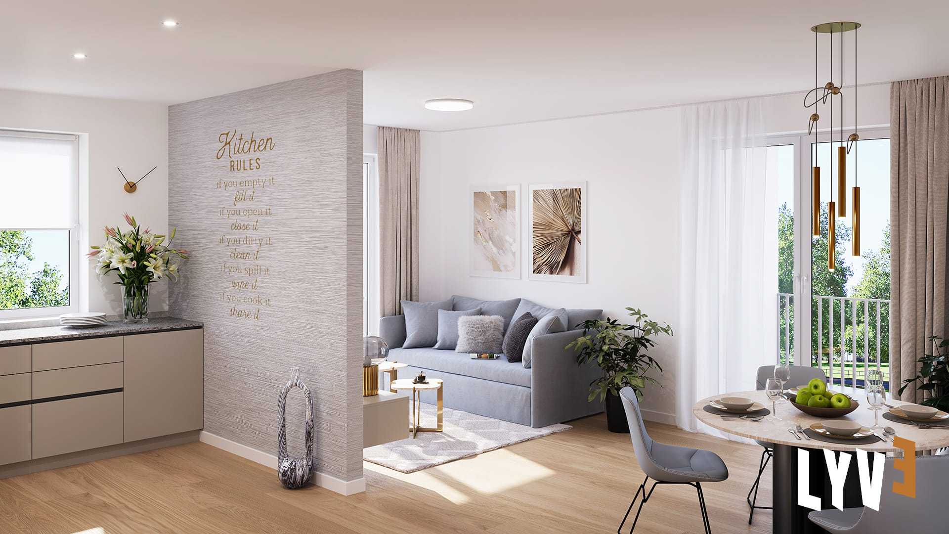 Immobilie in Niederdorfelden - Offen. Ruhig. Besonders. // Tolle 2 Zimmer Wohnung im 2. OG - Bild 4