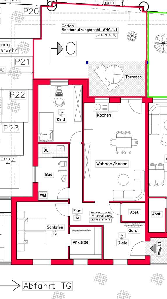 Immobilie in Rust - **RESERVIERT** EG 3. Zi. Wohnung | Neubau in Rust | Terrasse & Garten (Auch OG verfügbar) - Bild 0